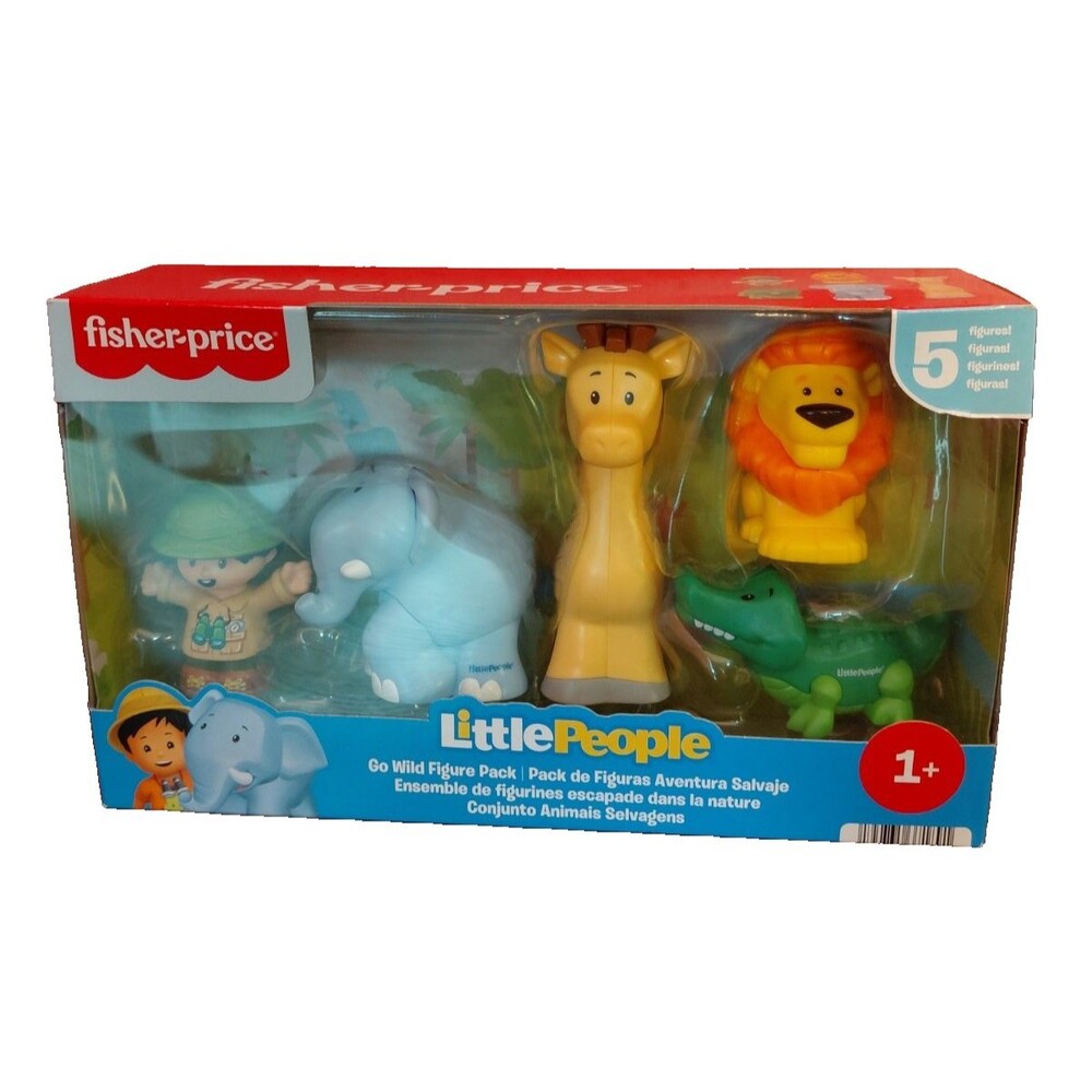Fisher-Price Little People Go Wild Figured Box Brand New In Sealed Box